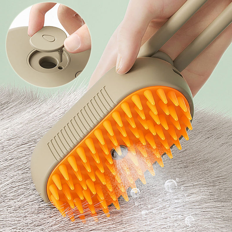 Cat Steam Brush Steamy Cat Brush 3 In 1 Electric Spray Cat Hair Brushes For Massage Pet Grooming Comb Hair Removal Combs Pet Products